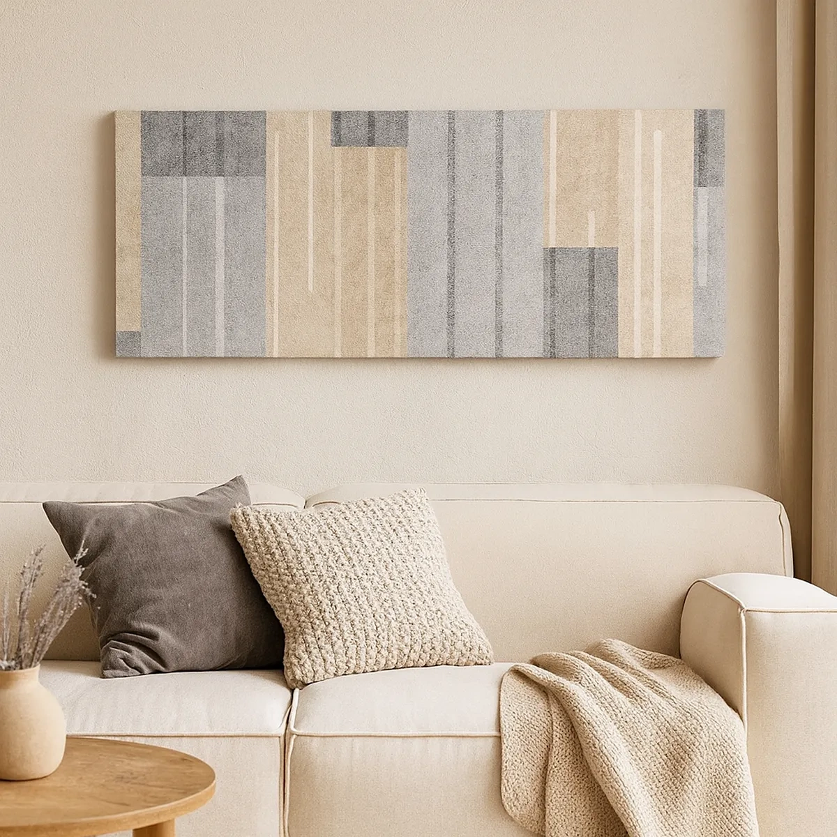 Vászonkép - Kompozíció: tartsa a függőlegeset - 30x30 cm