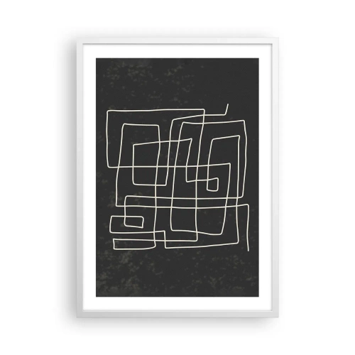 Poszter fekete keretben - Nem olyan egyszerű - 50x70 cm