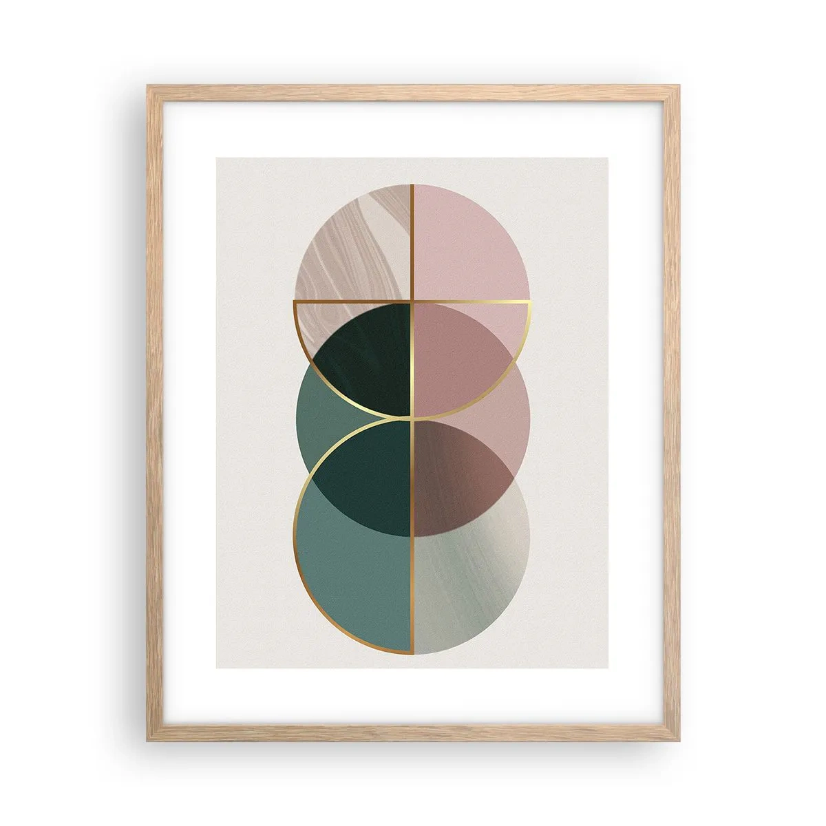 Poszter világos tölgy keretben - Kerékről kerékre... - 40x50 cm