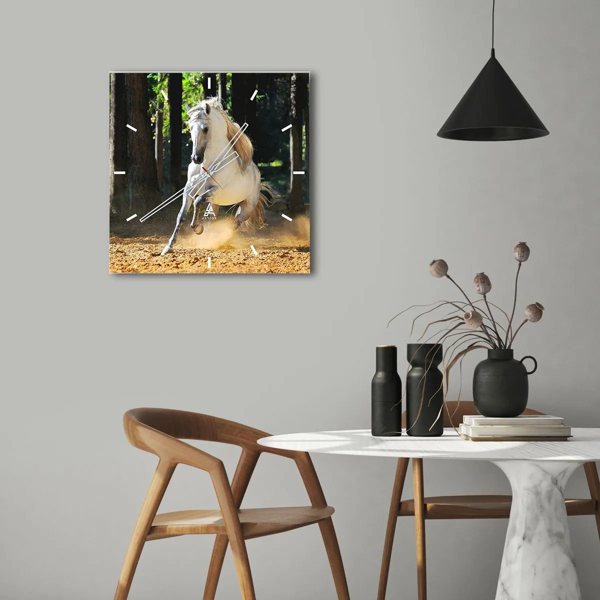 Falióra, Óra - Mint egy fantasy regényből - 40x40 cm