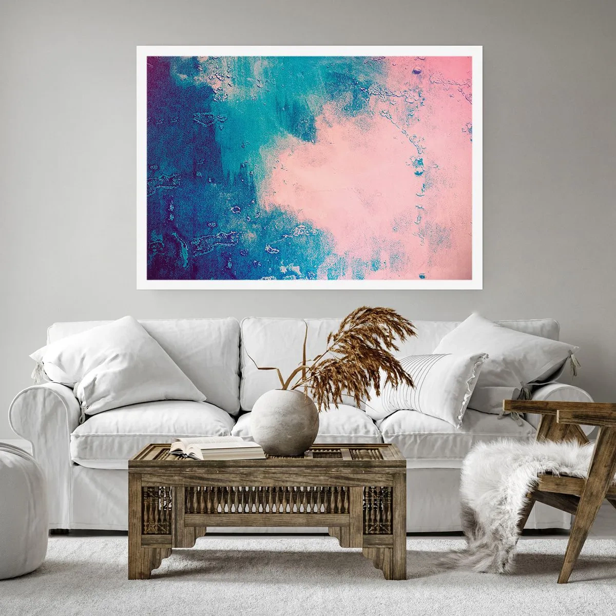 Poszter - Kék ölelések - 91x61 cm