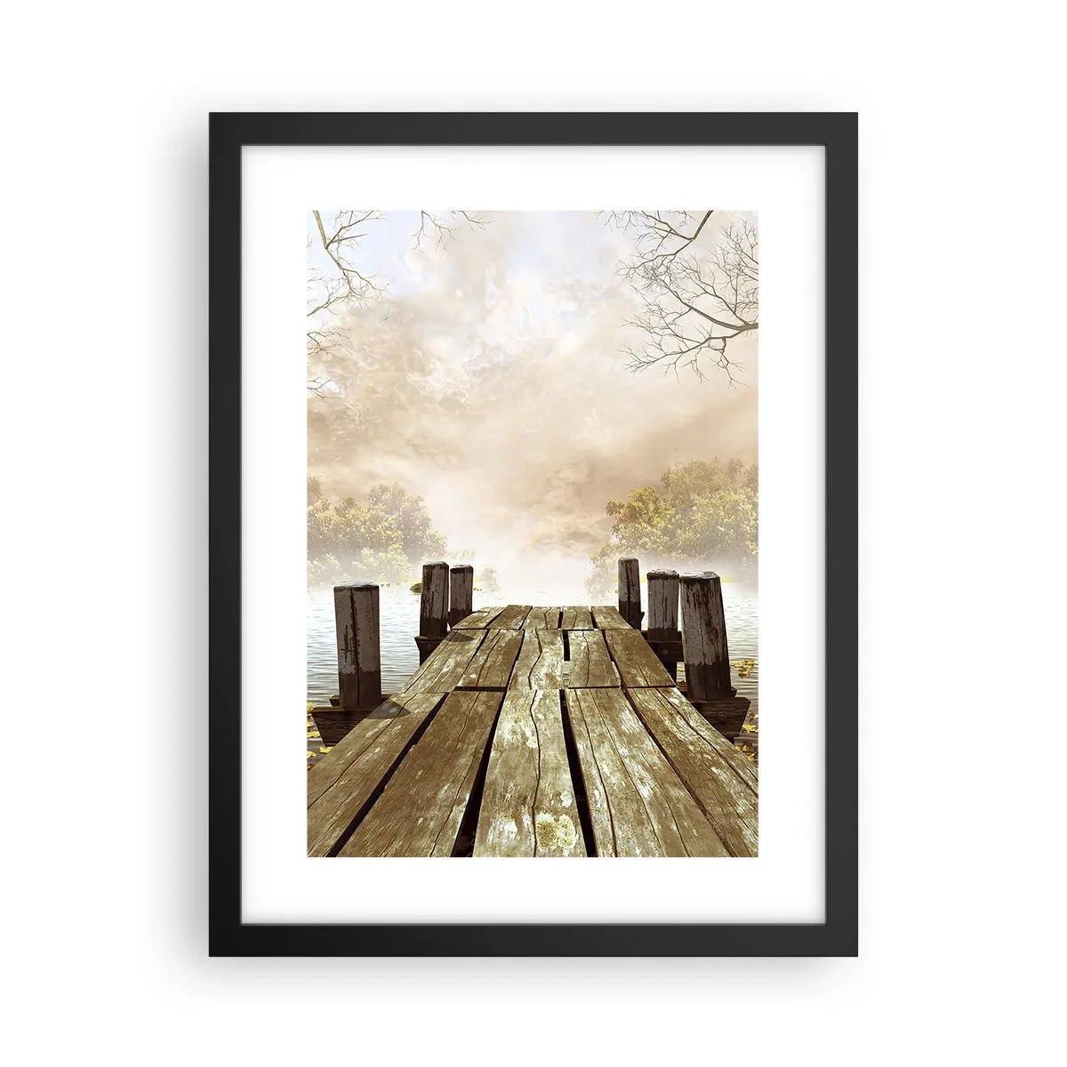 Poszter fehér keretben - Az ősz enyhe szomorúsága - 30x40 cm