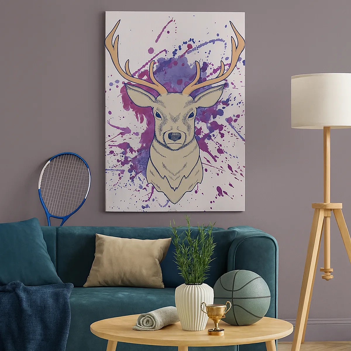 Vászonkép - Bátorság és egyensúly - 50x70 cm