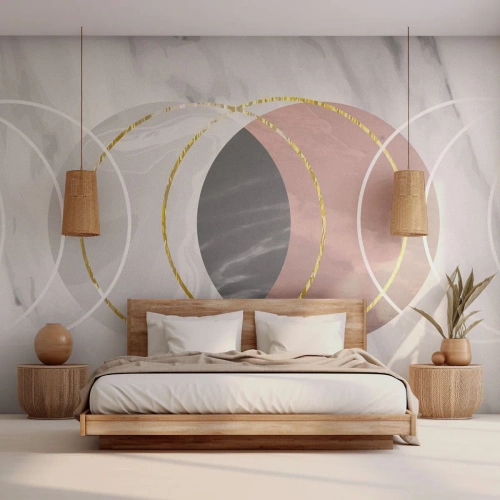Fotótapéta Premium Sand - A szférák zenéje - Absztrakció, Darab, kerületek - 100x70 cm