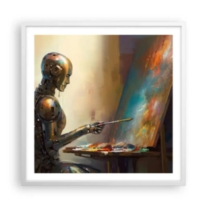 Poszter fekete keretben - A jövő művészete - 60x60 cm
