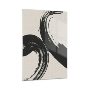 Üveg kép - Söprő és körkörös - 50x70 cm