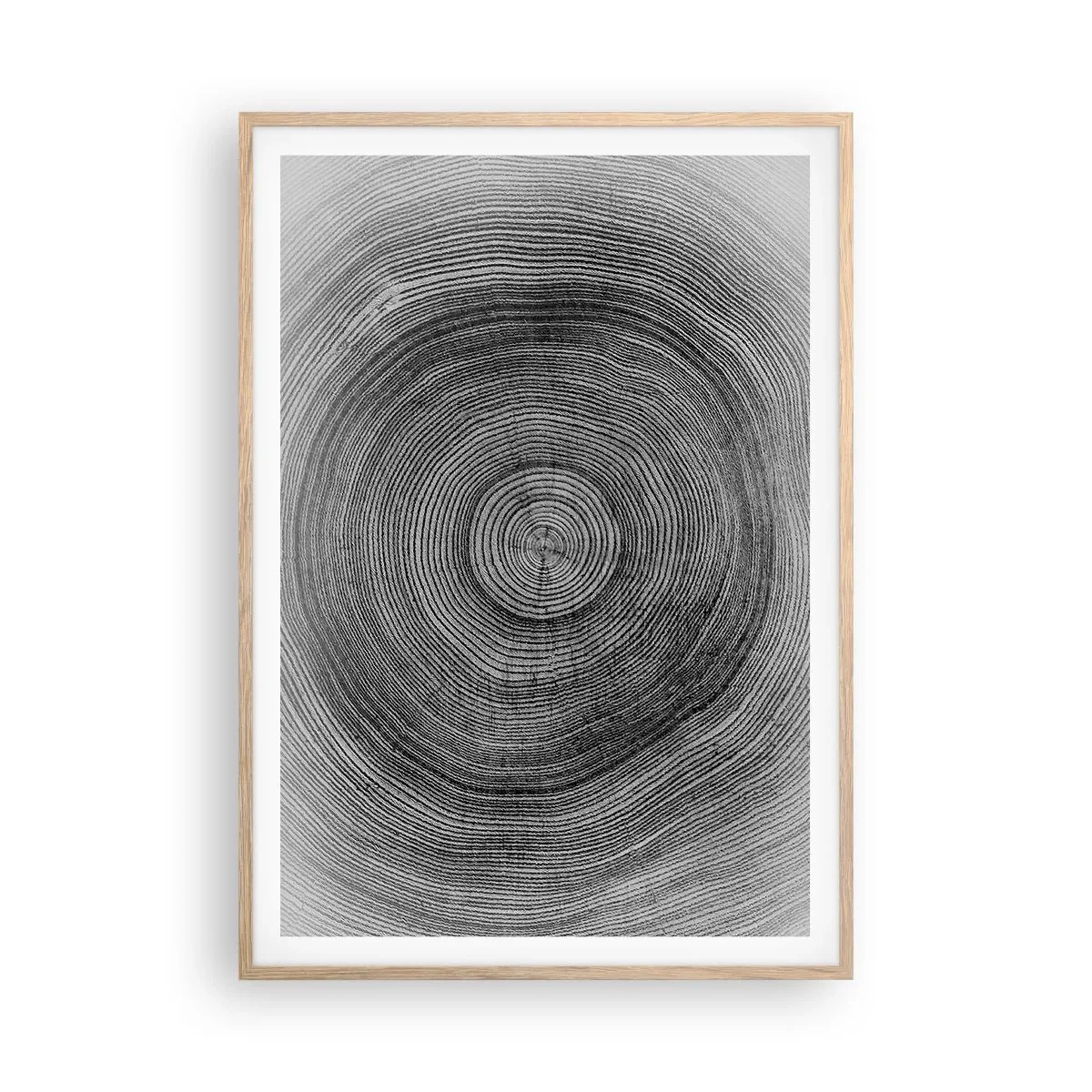 Poszter világos tölgy keretben - Az idők jele - 70x100 cm