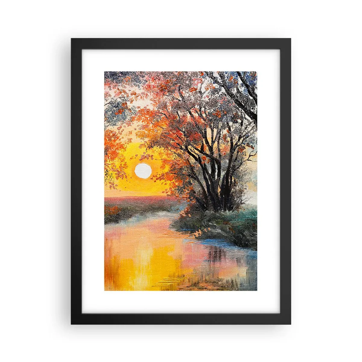 Poszter fehér keretben - Őszi hangulat - 30x40 cm