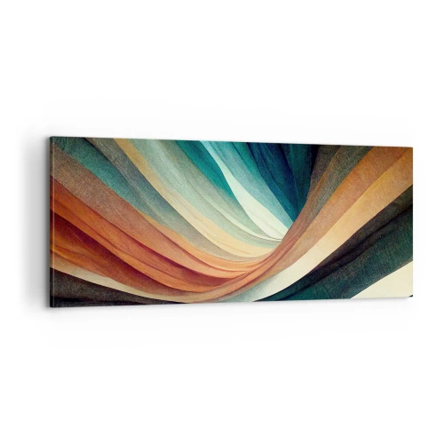 Vászonkép - Színekből szőtt - 100x40 cm