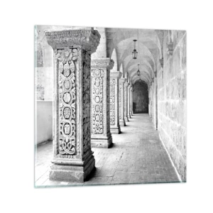 Üveg kép - És hová megy...? - 50x50 cm