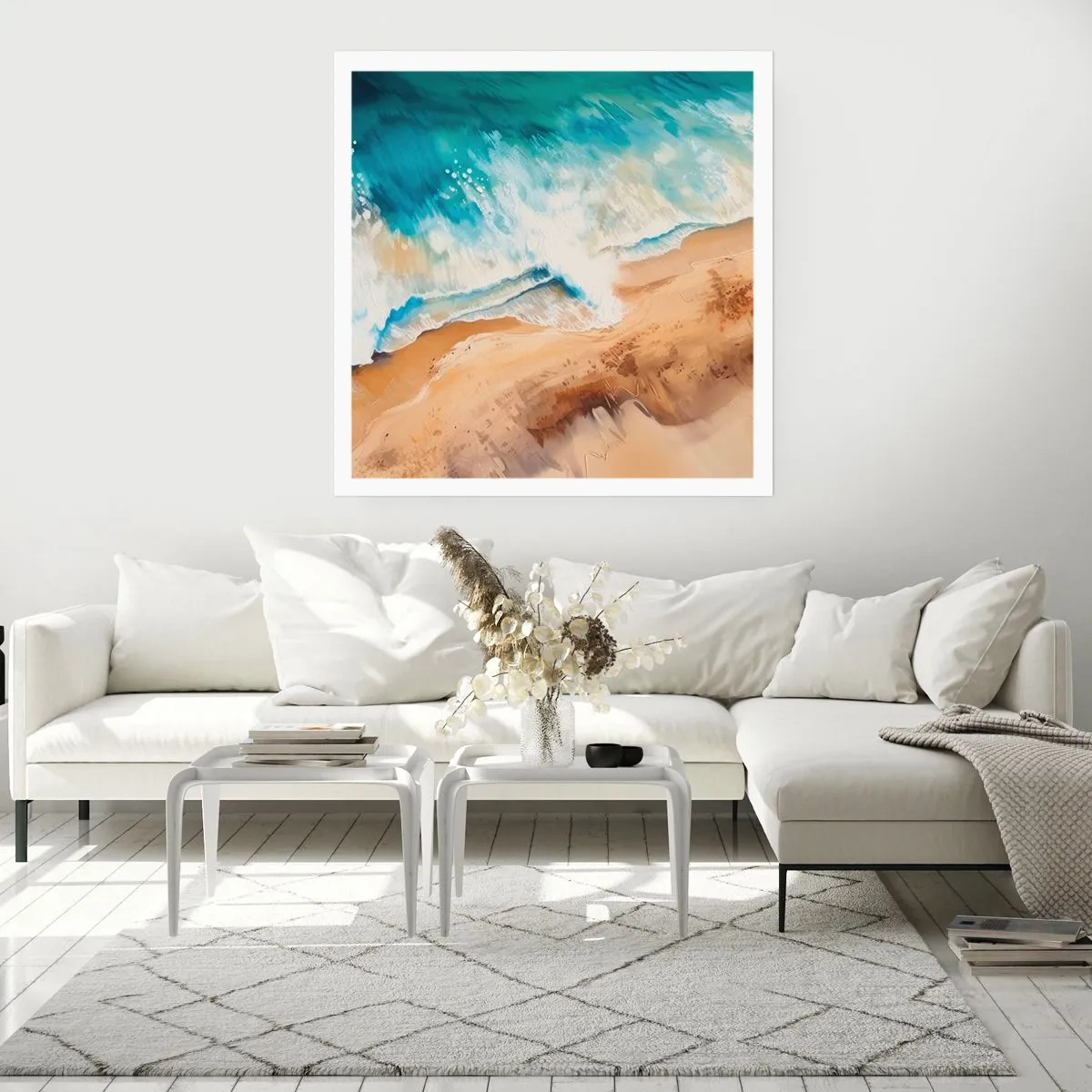 Poszter - Visszatérő hullám - 60x60 cm