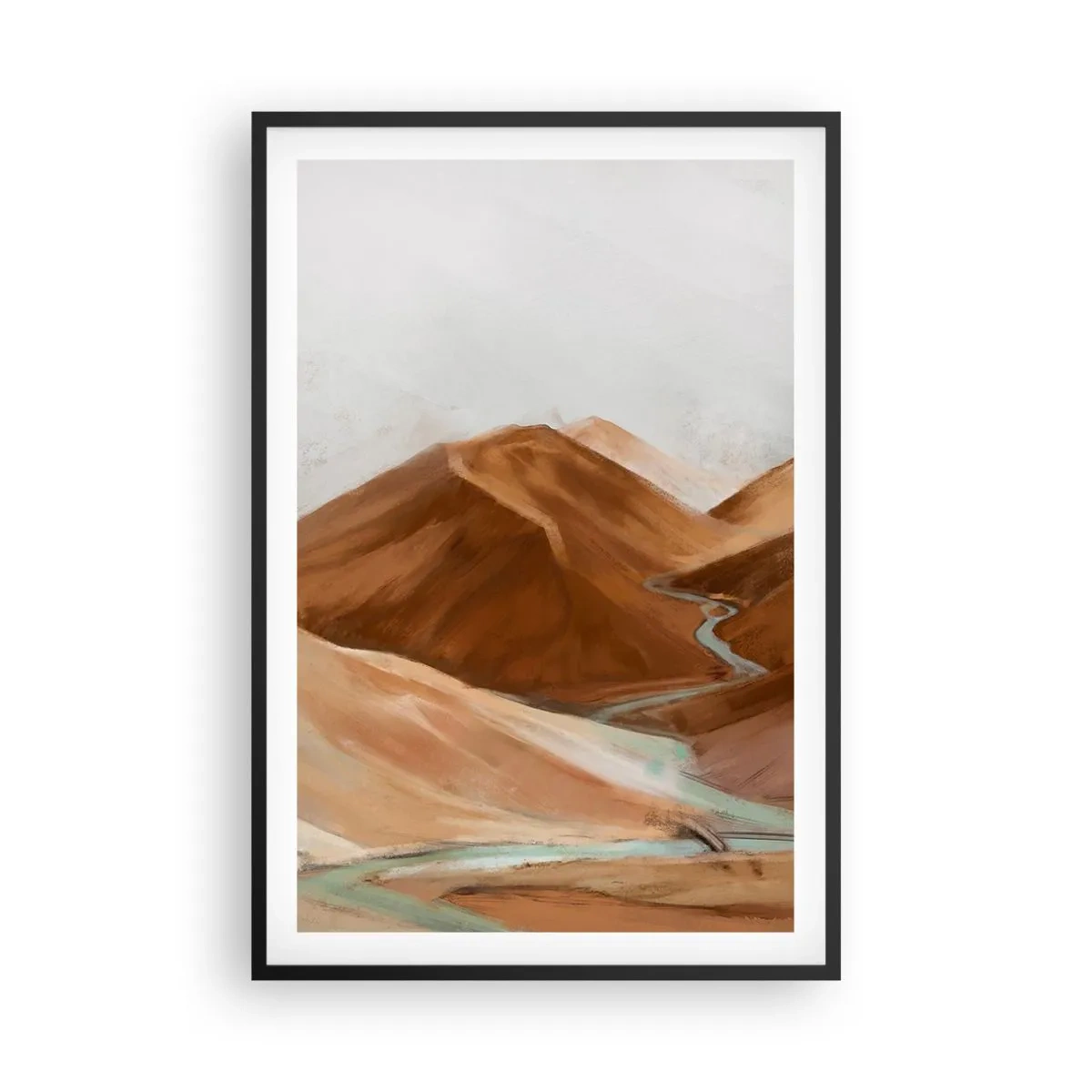 Poszter fehér keretben - A forráshoz - 61x91 cm