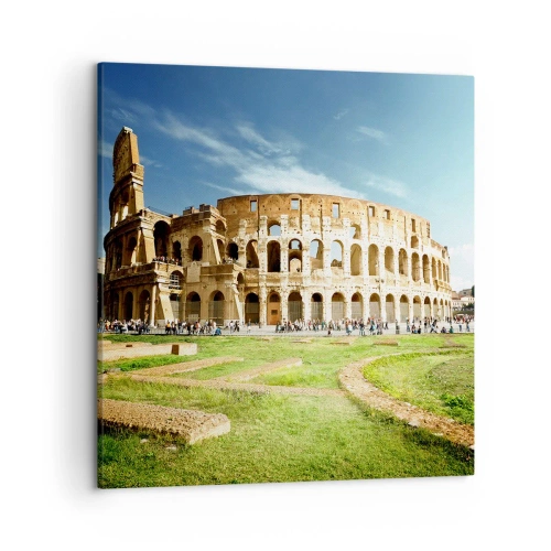 Vászonkép - Még mindig halljuk a pisztoly csörömpölését - 50x50 cm