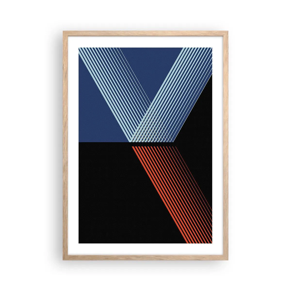 Poszter világos tölgy keretben - Egyszerű történet - 50x70 cm