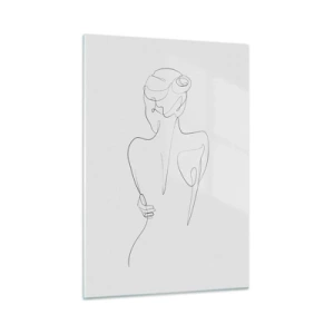 Üveg kép - Testzene - 50x70 cm