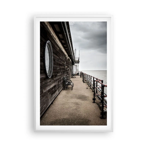 Poszter fekete keretben - Megállt az idő - 61x91 cm