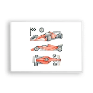 Poszter fekete keretben - Egy álom elérése - 100x70 cm