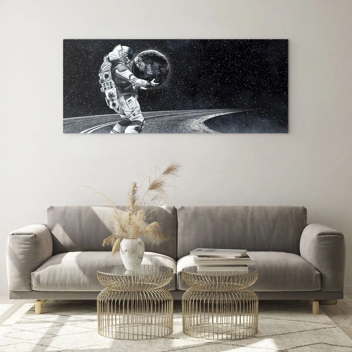 Üveg kép - A Tejúton - 100x40 cm