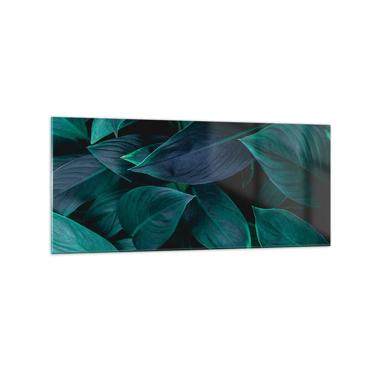 Üveg kép - Maga a zöldellő növényzet - 120x50 cm