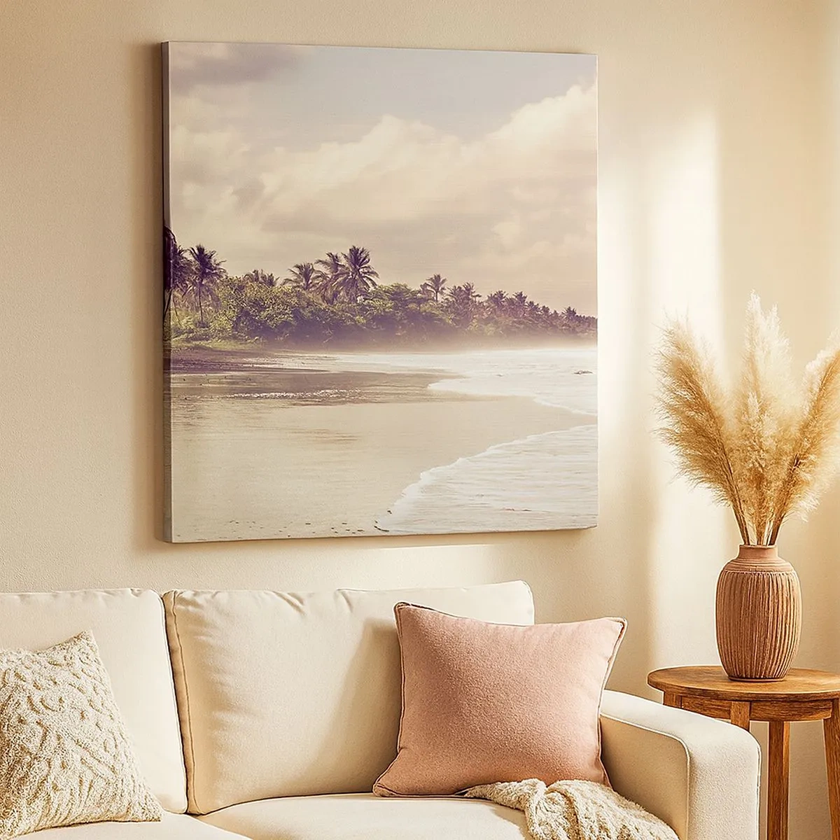 Vászonkép - A hullámok simogatása - 30x30 cm