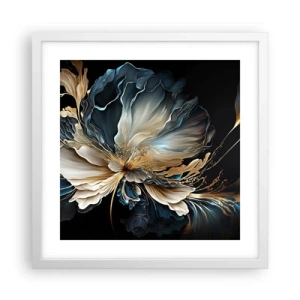 Poszter fekete keretben - Mesebeli páfrányvirág - 40x40 cm