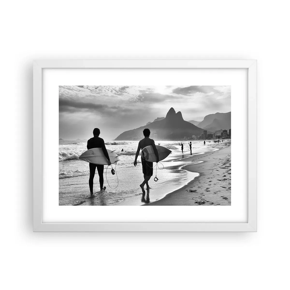 Poszter fekete keretben - Egyhullámú szamba - 40x30 cm