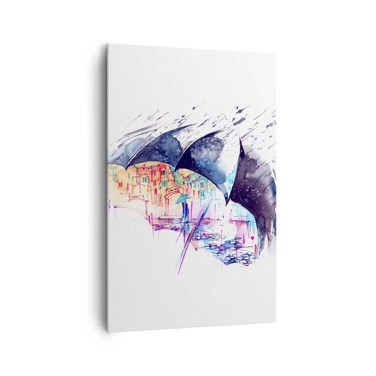 Vászonkép - Sétálj az esőben - 80x120 cm