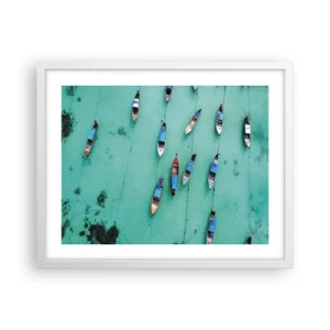 Poszter fekete keretben - Örömteli várakozásban - 50x40 cm