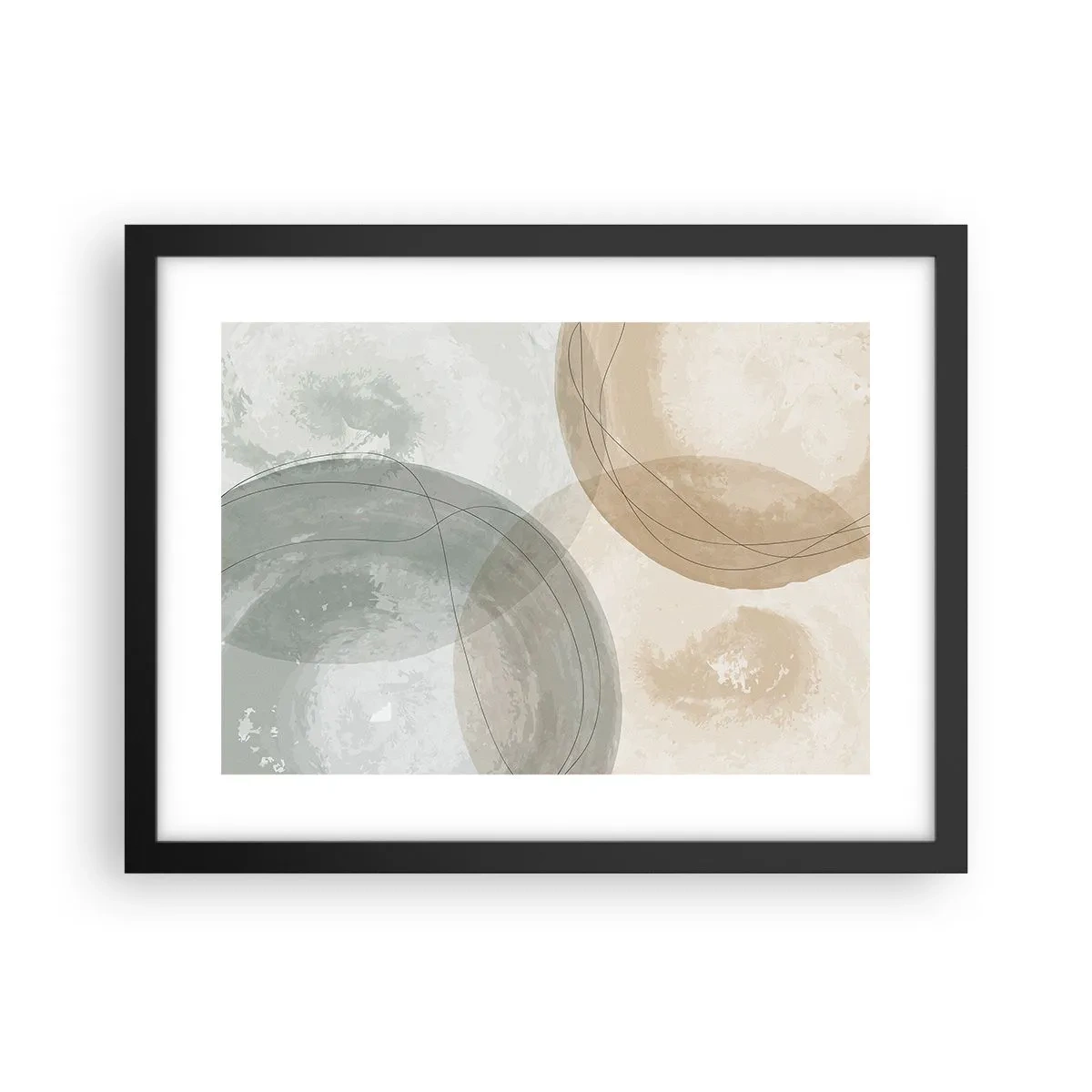 Poszter fehér keretben - világok behatolása - 40x30 cm