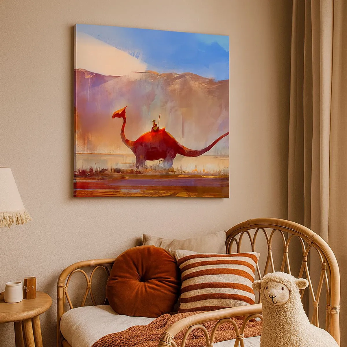 Vászonkép - Ha nem haltak volna ki - 30x30 cm