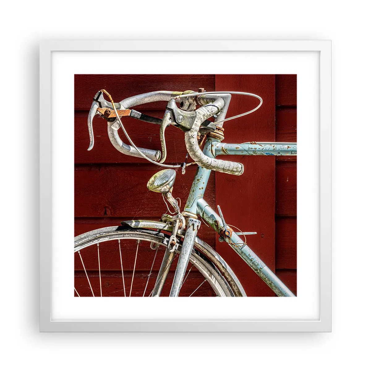 Poszter fekete keretben - Győzelemre teremtve - 40x40 cm