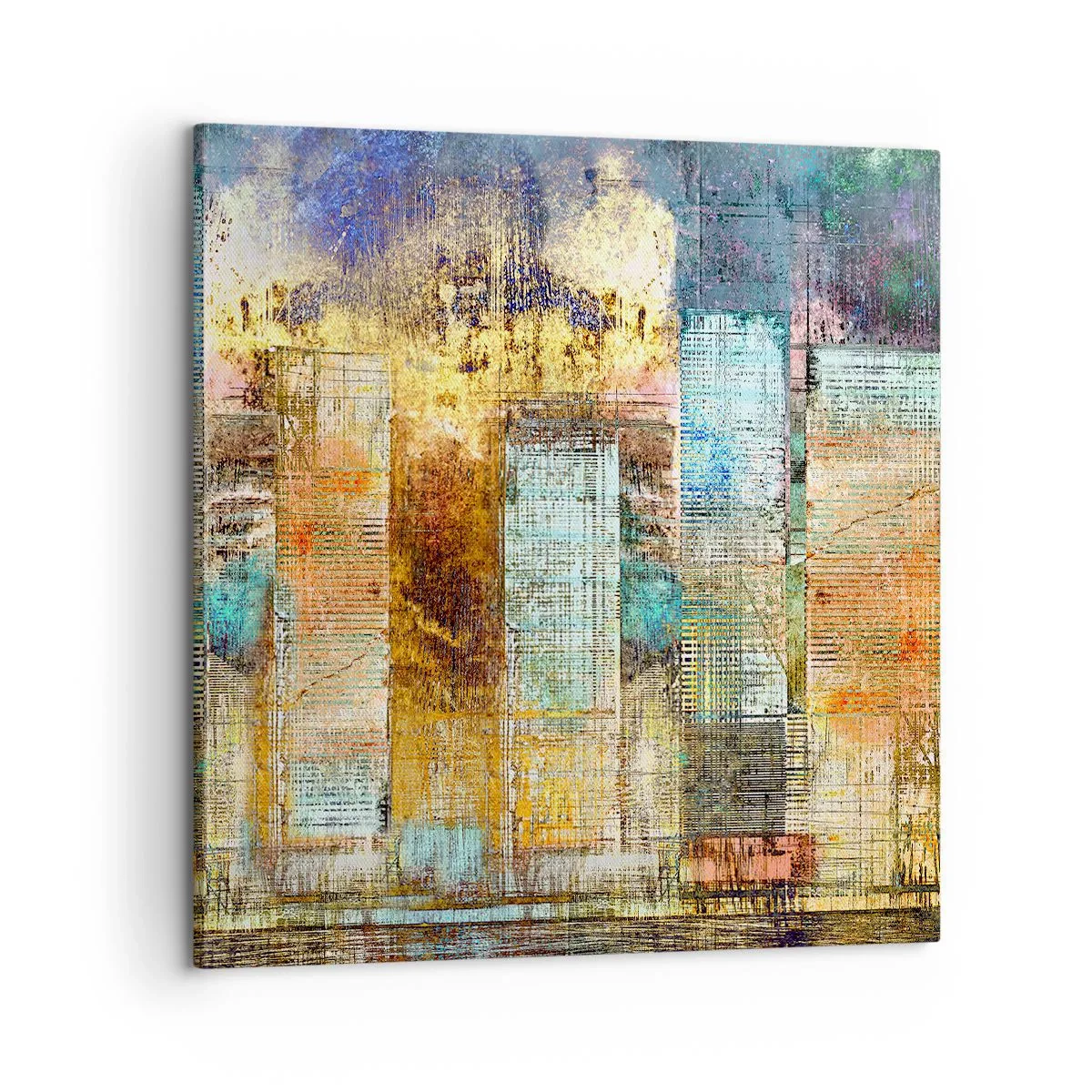 Vászonkép - Napfényes metropolisz - 60x60 cm