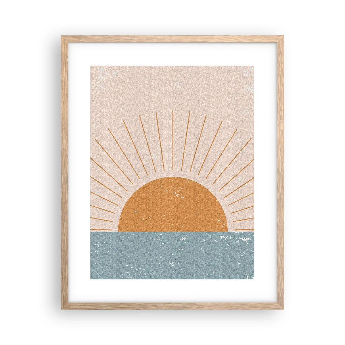 Poszter világos tölgy keretben - Mindennapi csoda - 40x50 cm