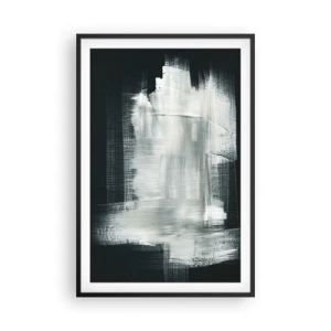 Poszter fehér keretben - Függőlegből és vízszintből szőtt - 61x91 cm