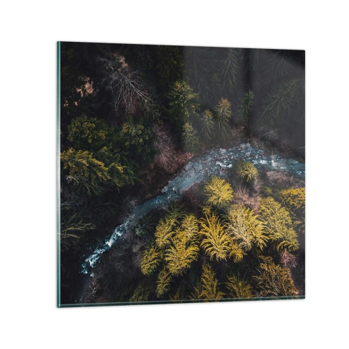 Üveg kép - Gyorsan, egyre gyorsabban - 30x30 cm