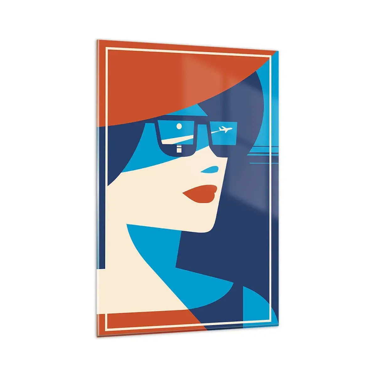 Üveg kép - Nyári utazás - 80x120 cm