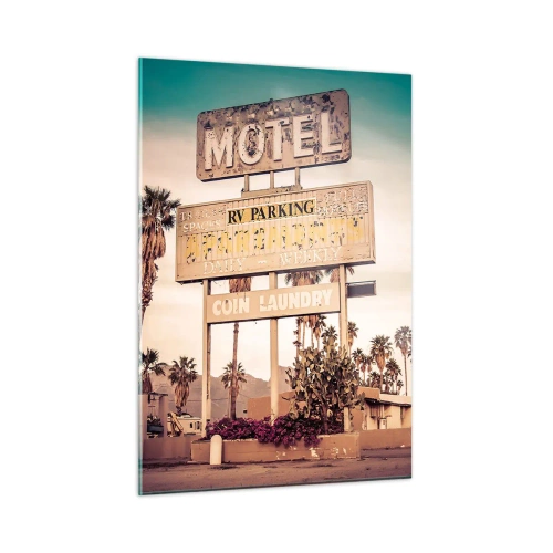 Üveg kép - Itt megállt az idő - 50x70 cm