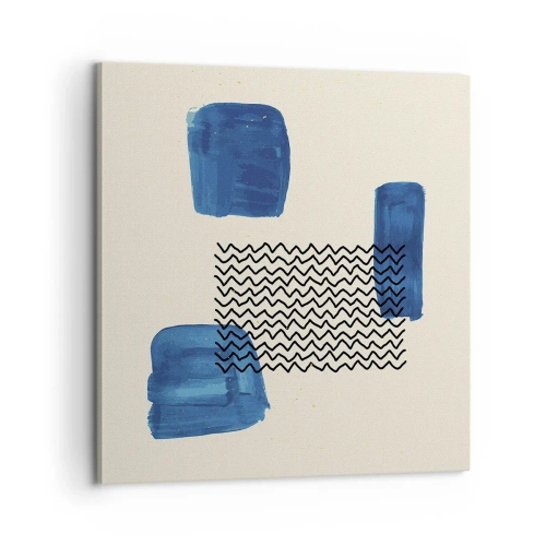 Vászonkép - Absztrakt kvartett - 60x60 cm