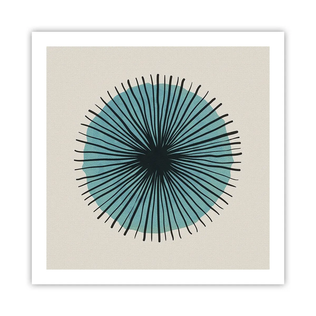 Poszter - Ragyogóan a kékben - 60x60 cm