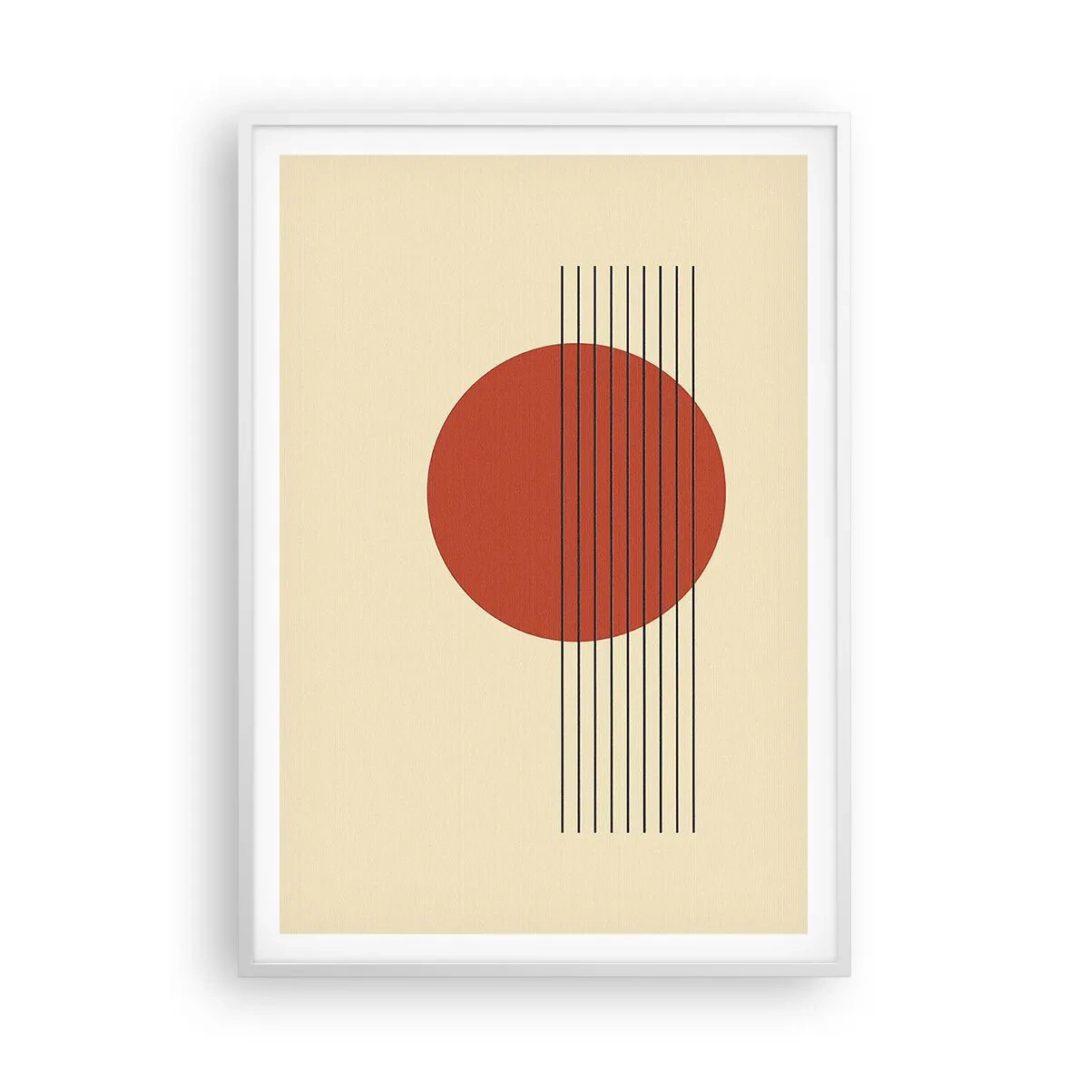 Poszter fekete keretben - Körbe és tovább - 70x100 cm