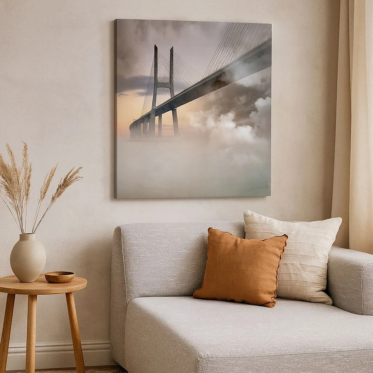 Vászonkép - A nem létező folyó mentén - 30x30 cm