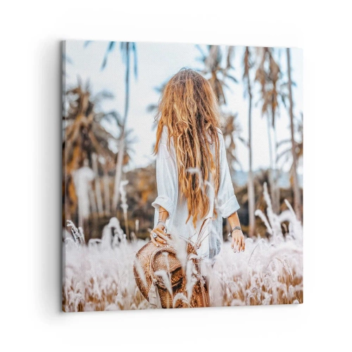 Vászonkép - Fűbolyhból született - 50x50 cm