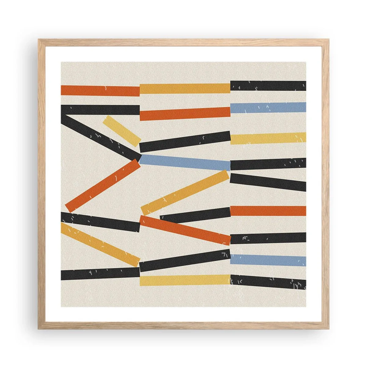 Poszter világos tölgy keretben - Vízszintes kompozíció - 60x60 cm