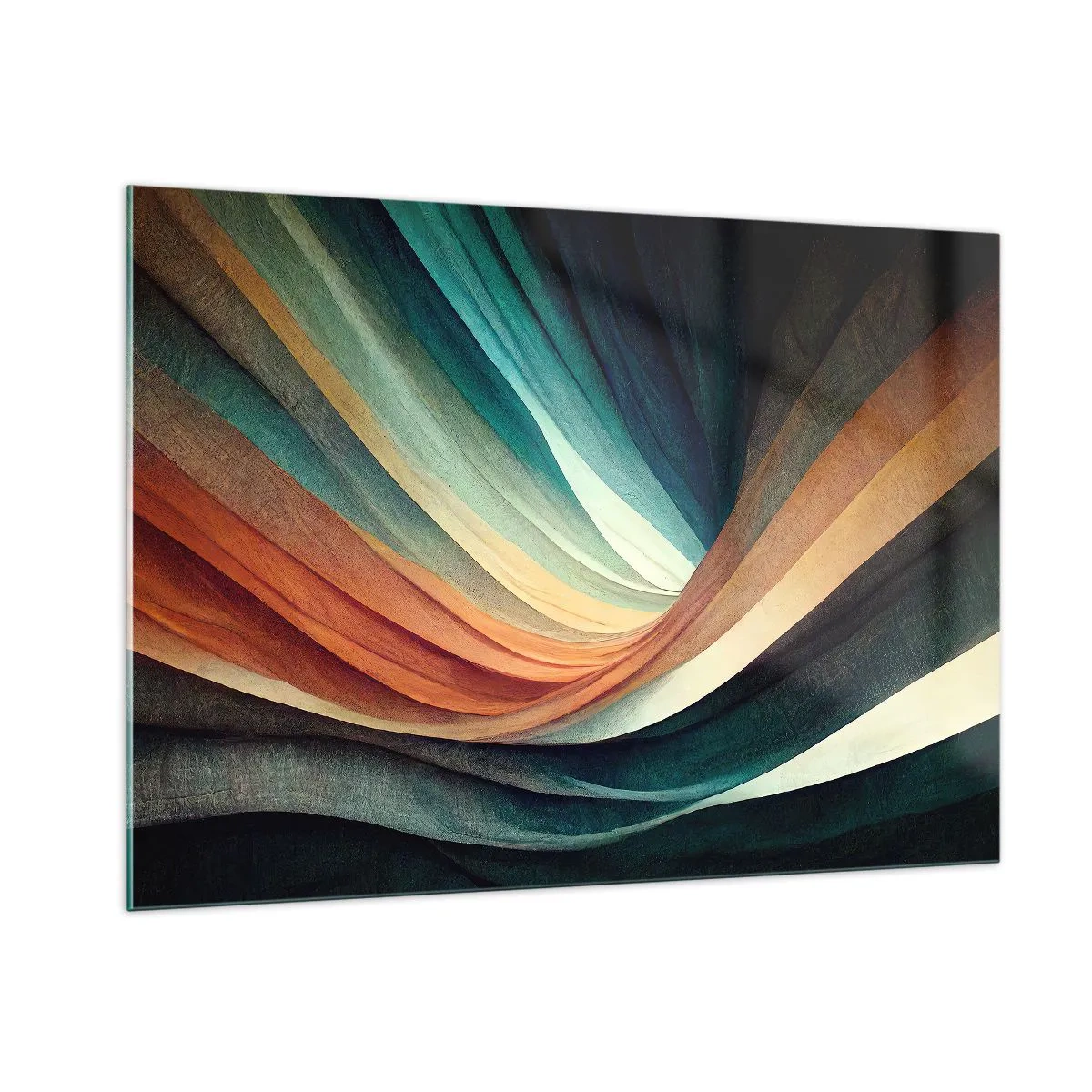 Üveg kép - Színekből szőtt - 100x70 cm