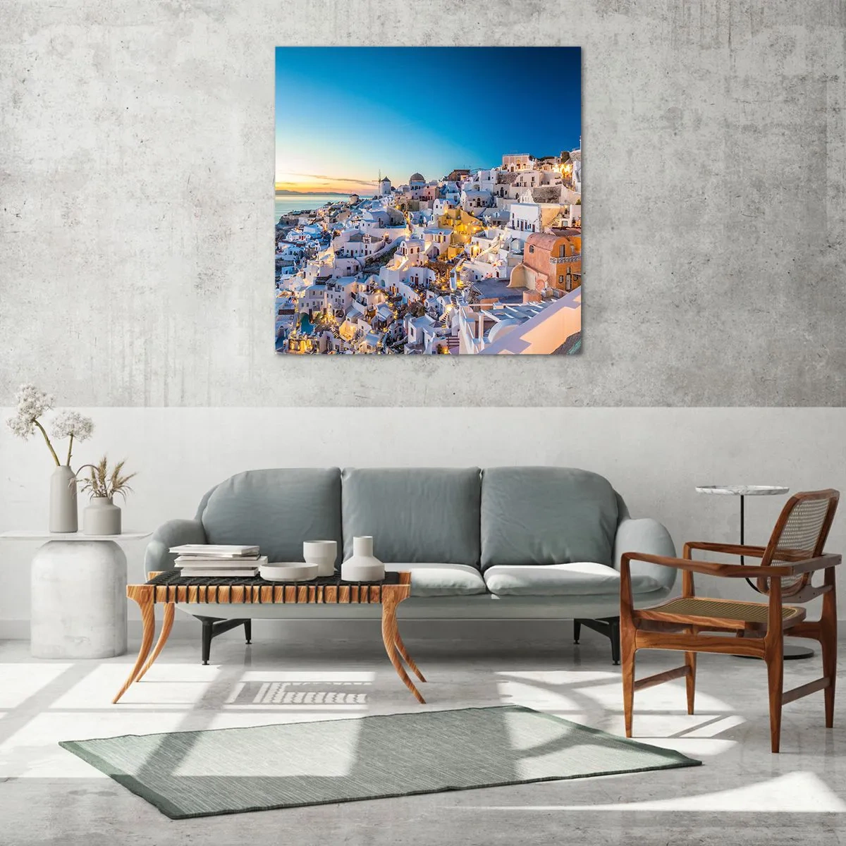 Üveg kép - A görögség lényege - 70x70 cm