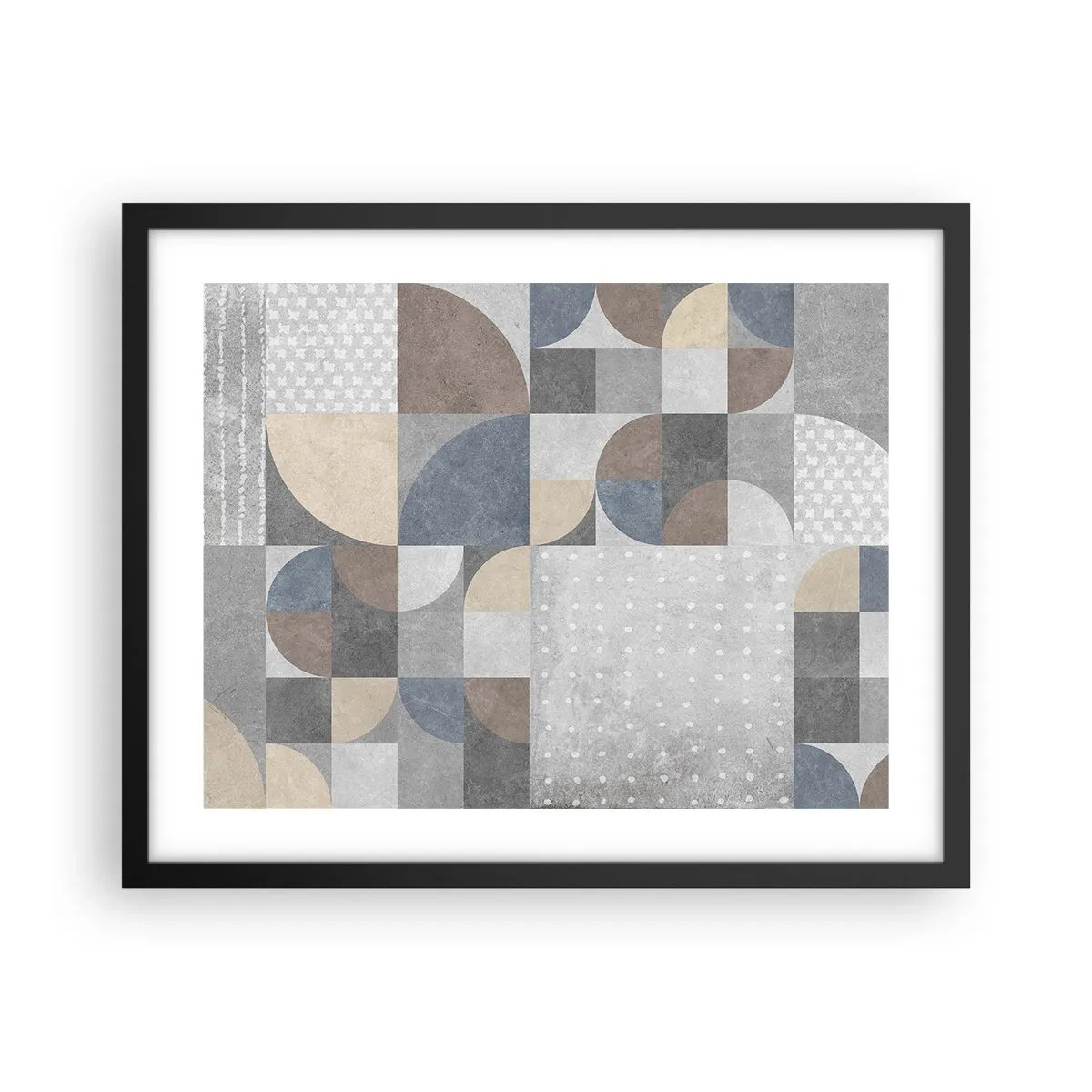 Poszter fehér keretben - Kerámia fantázia - 50x40 cm