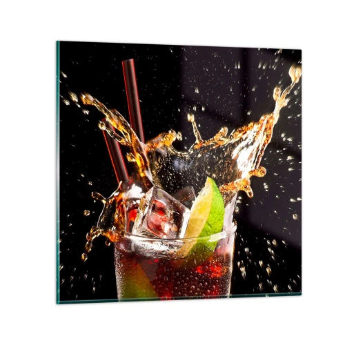 Üveg kép - A színek öröme és energiája - 30x30 cm