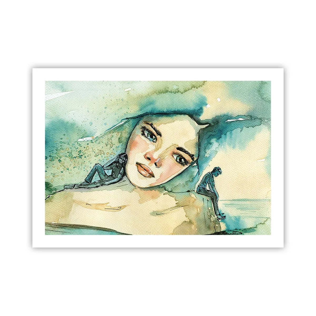 Poszter - Am I blue? - 70x50 cm