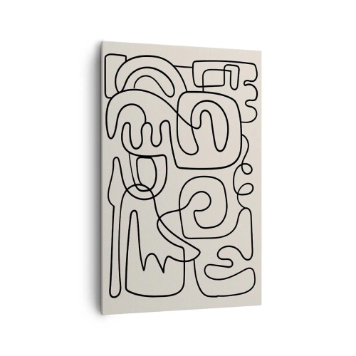 Vászonkép - A nyomonkövetésben - 80x120 cm