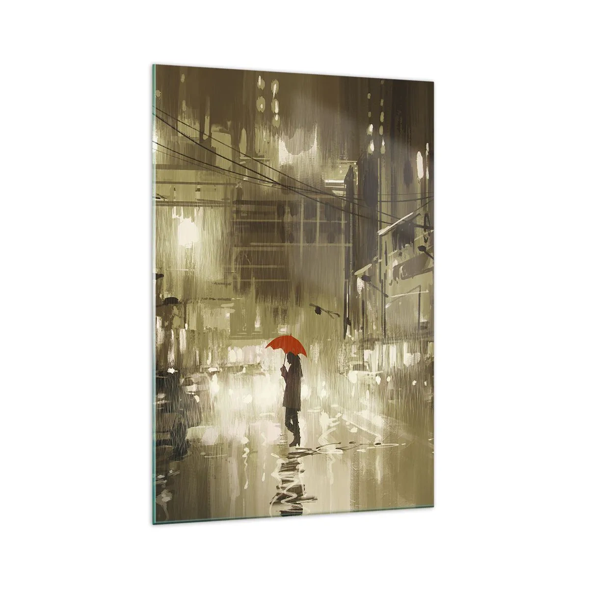 Üveg kép - Egyedül, de nem magányosan - 70x100 cm